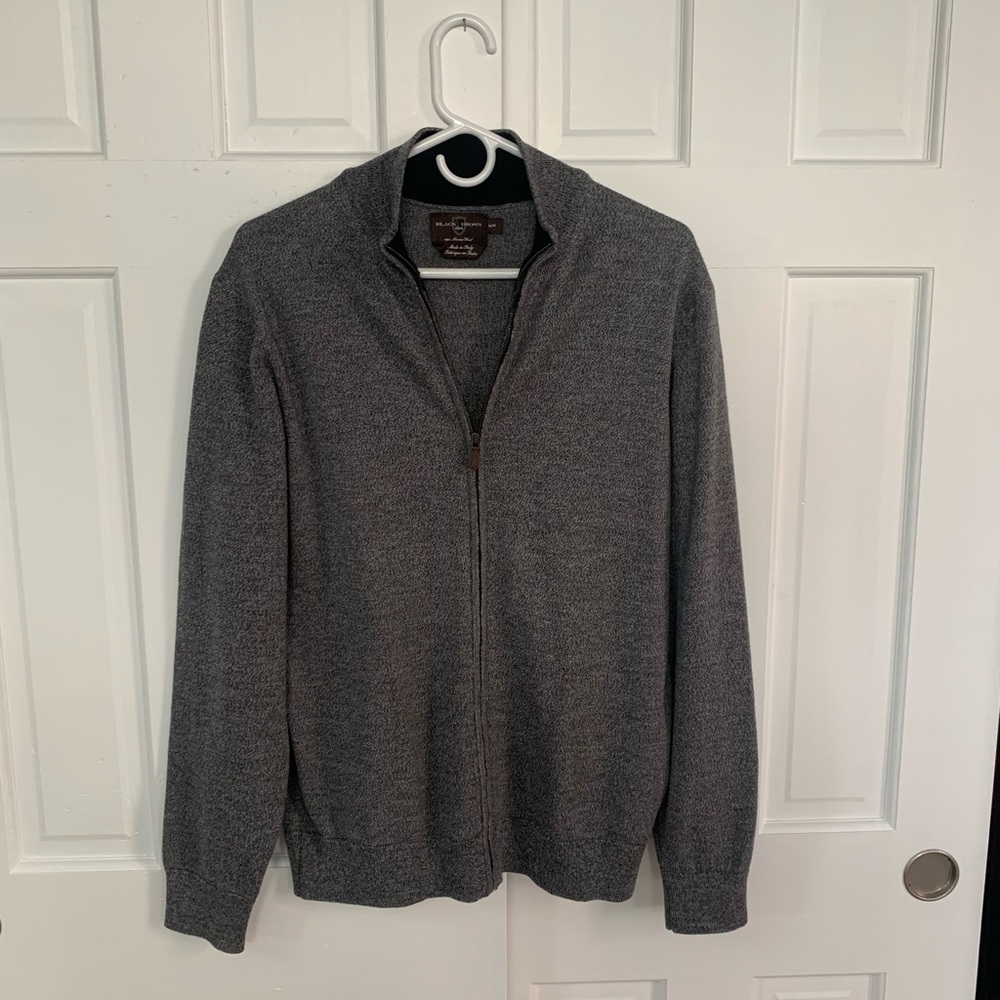 Italian Merino Zip Up Sweater